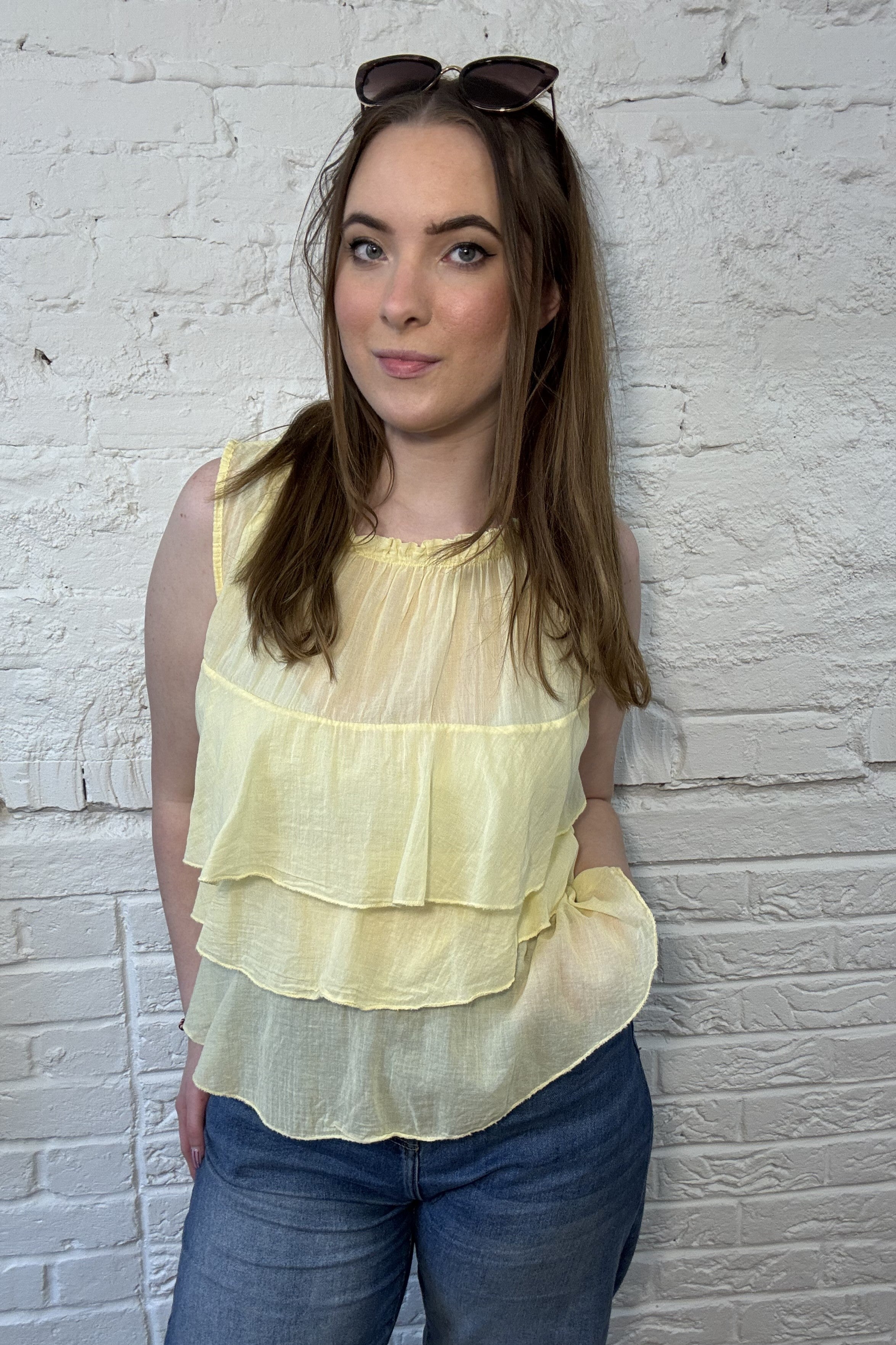 The Nola Ruffle Top