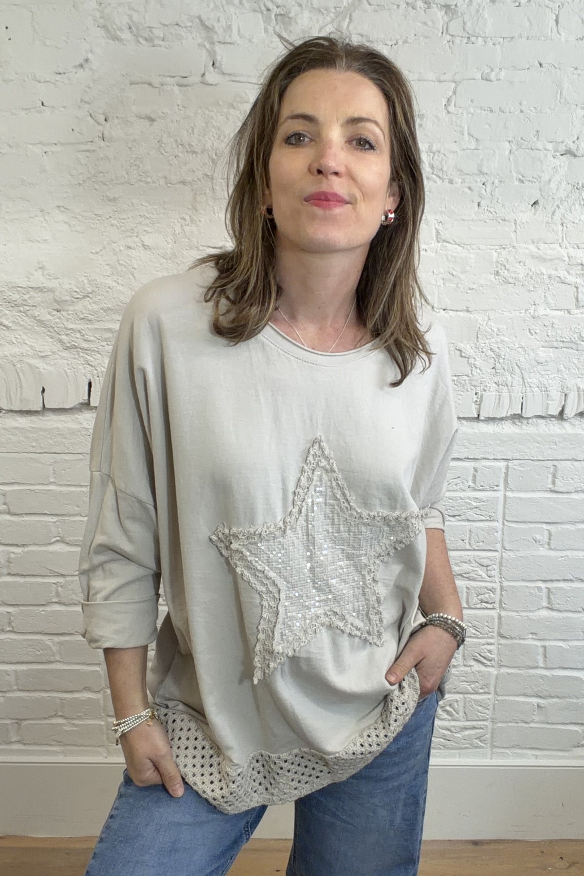 Evie Relaxed Star Top