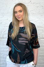 Floral Italian Cotton Top