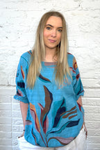 Floral Italian Cotton Top