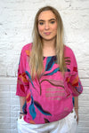 Floral Italian Cotton Top
