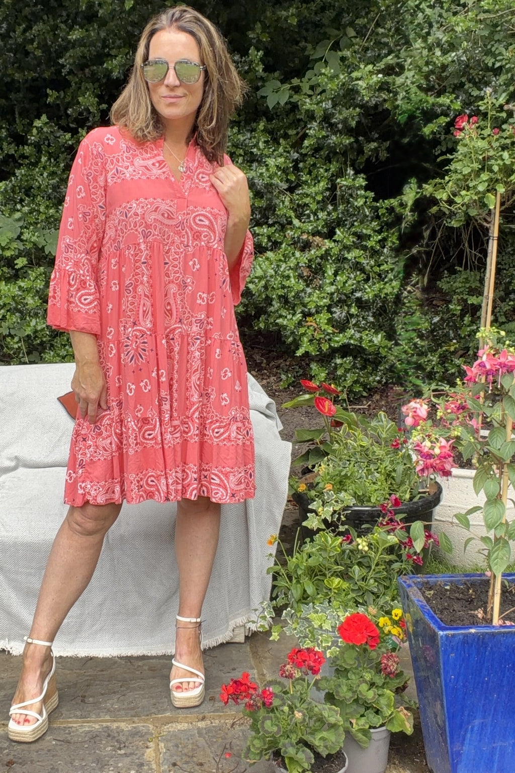 The Winslet Tiered Mini Dress