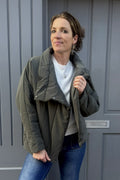 The Tirelli Wrap Front Puffa Jacket