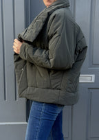 The Tirelli Wrap Front Puffa Jacket