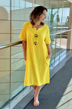 Cotton Toggle Dress