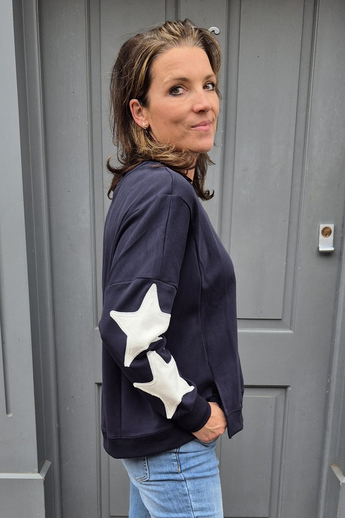 Izar Star Detail Sweatshirt