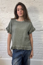 The Bryony Frill Top