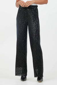 Suzy D Sequin Palazzo Pants