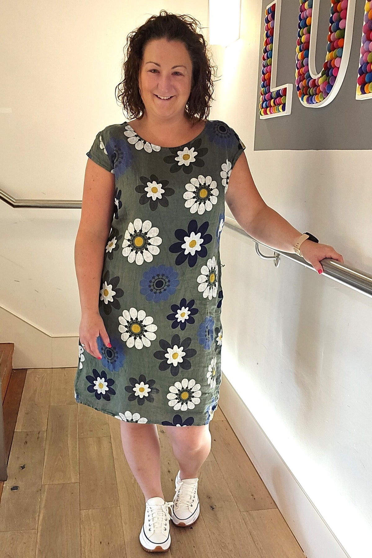 Daisy Print Dress