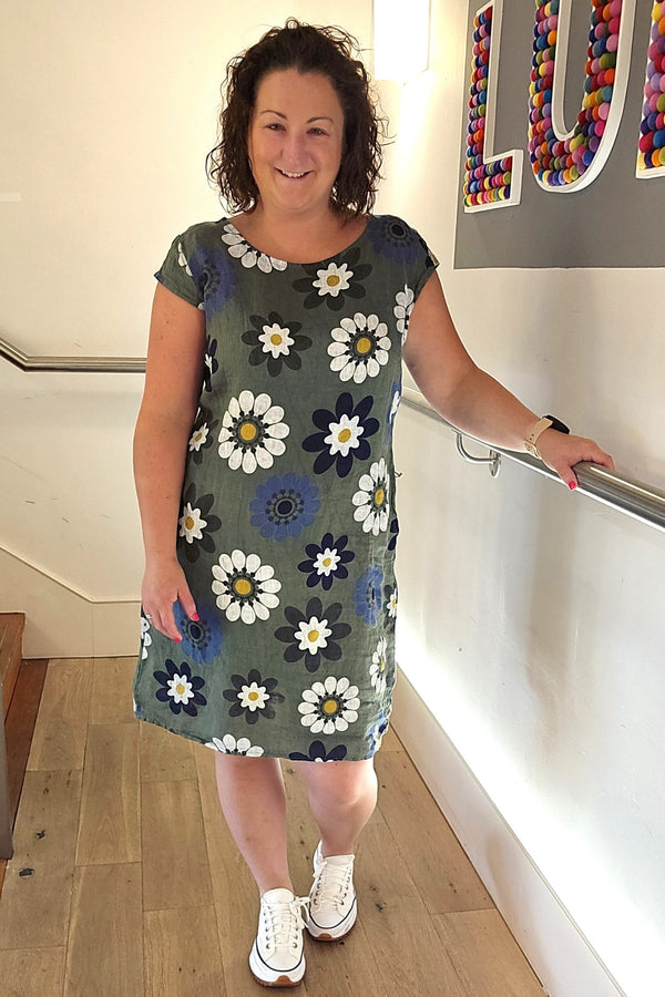 Daisy Print Dress