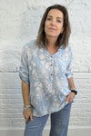 Dandelion Dream Roll-Sleeve Top