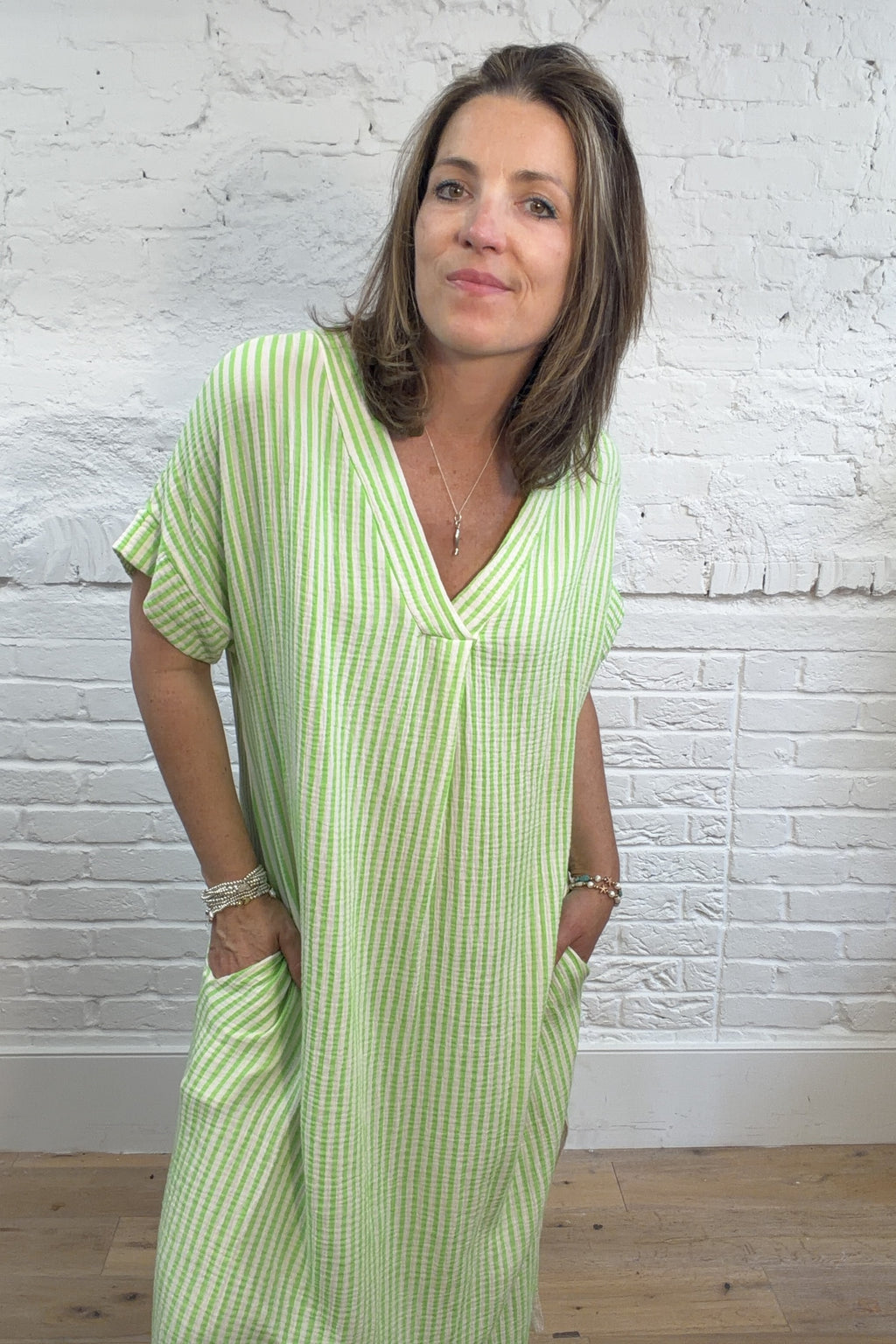 The Antonella Stripe Dress