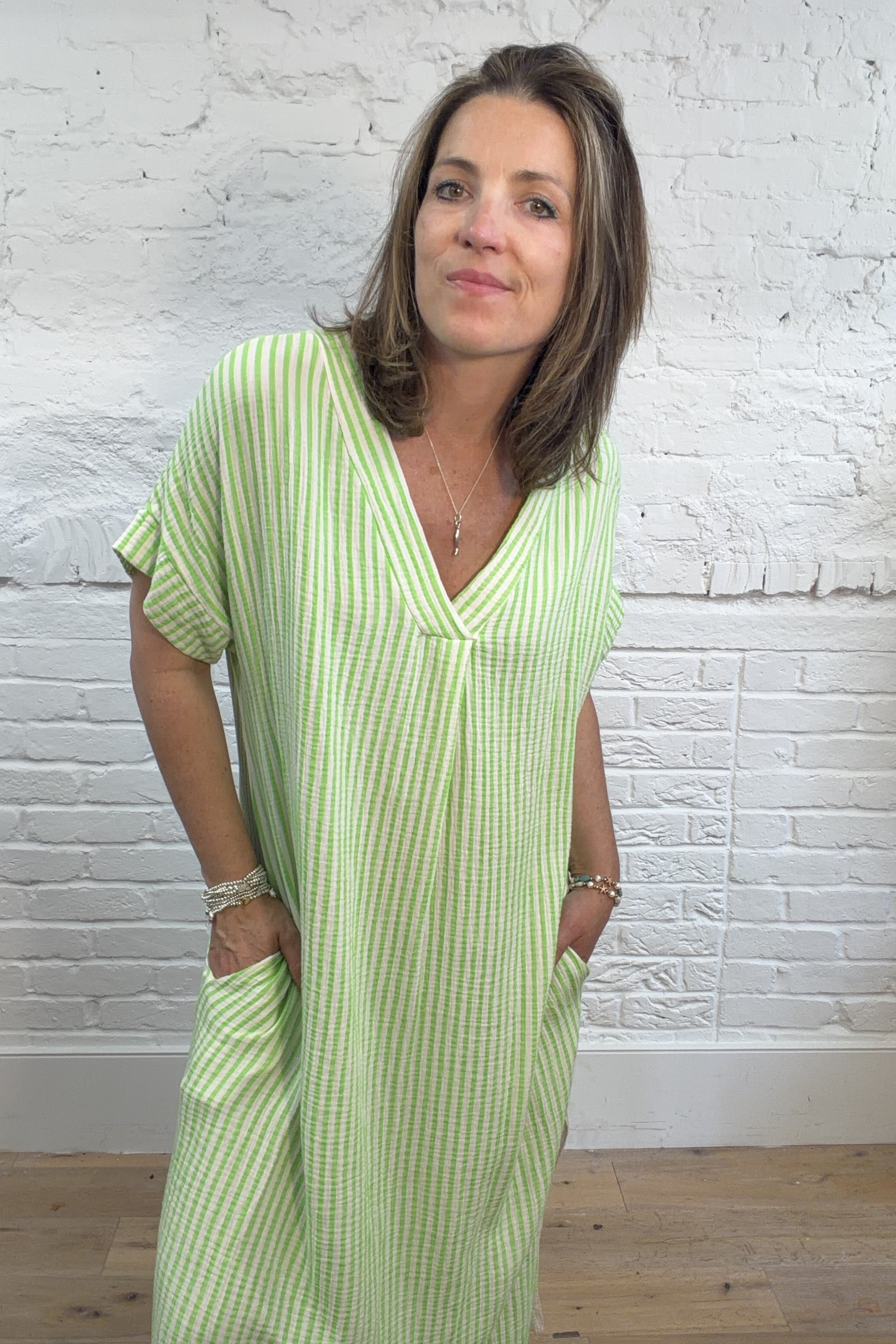 The Antonella Stripe Dress