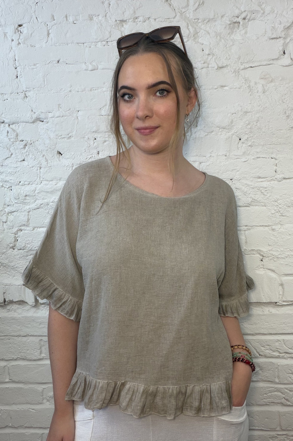 The Bryony Frill Top