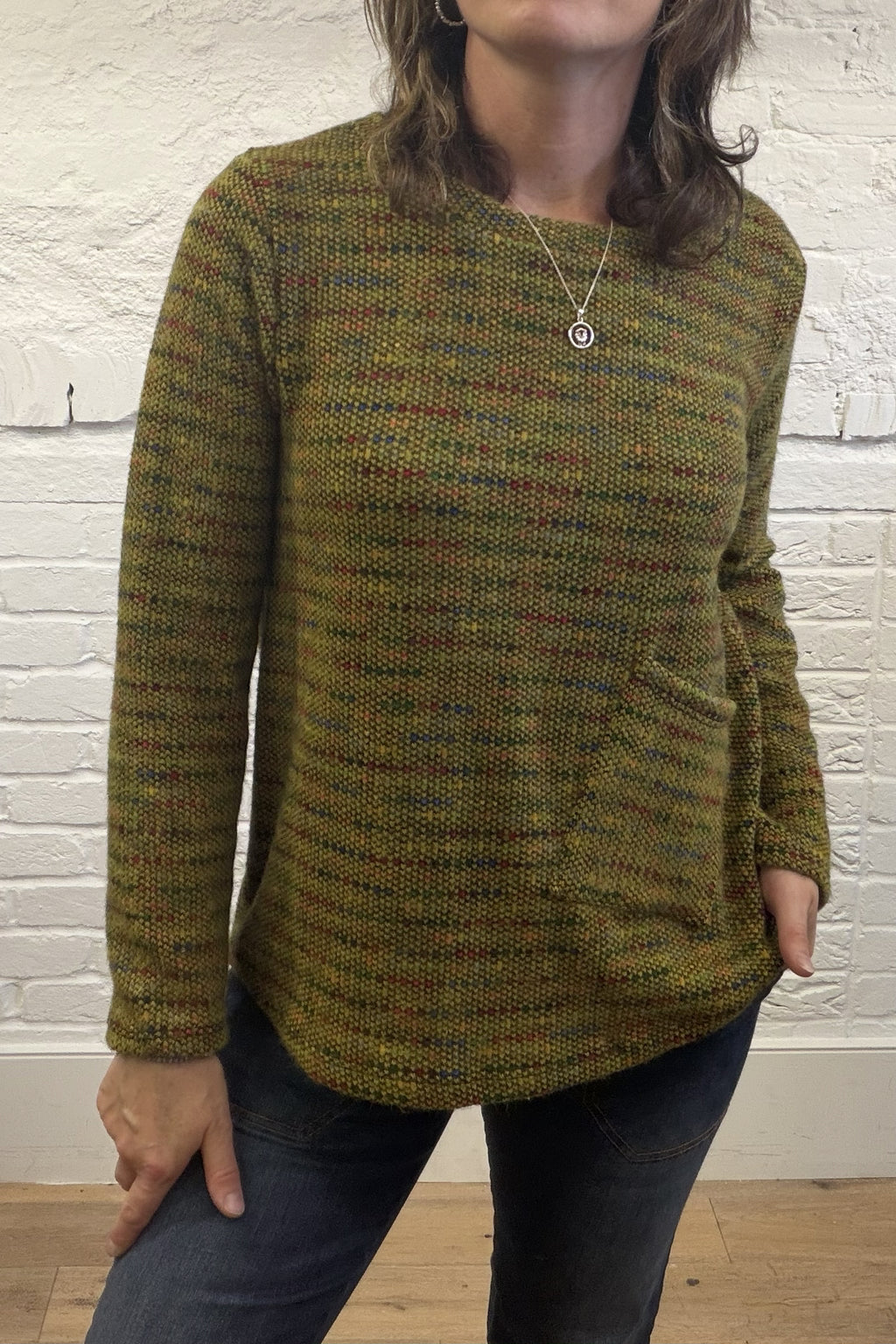 Fleck Top With Pocket