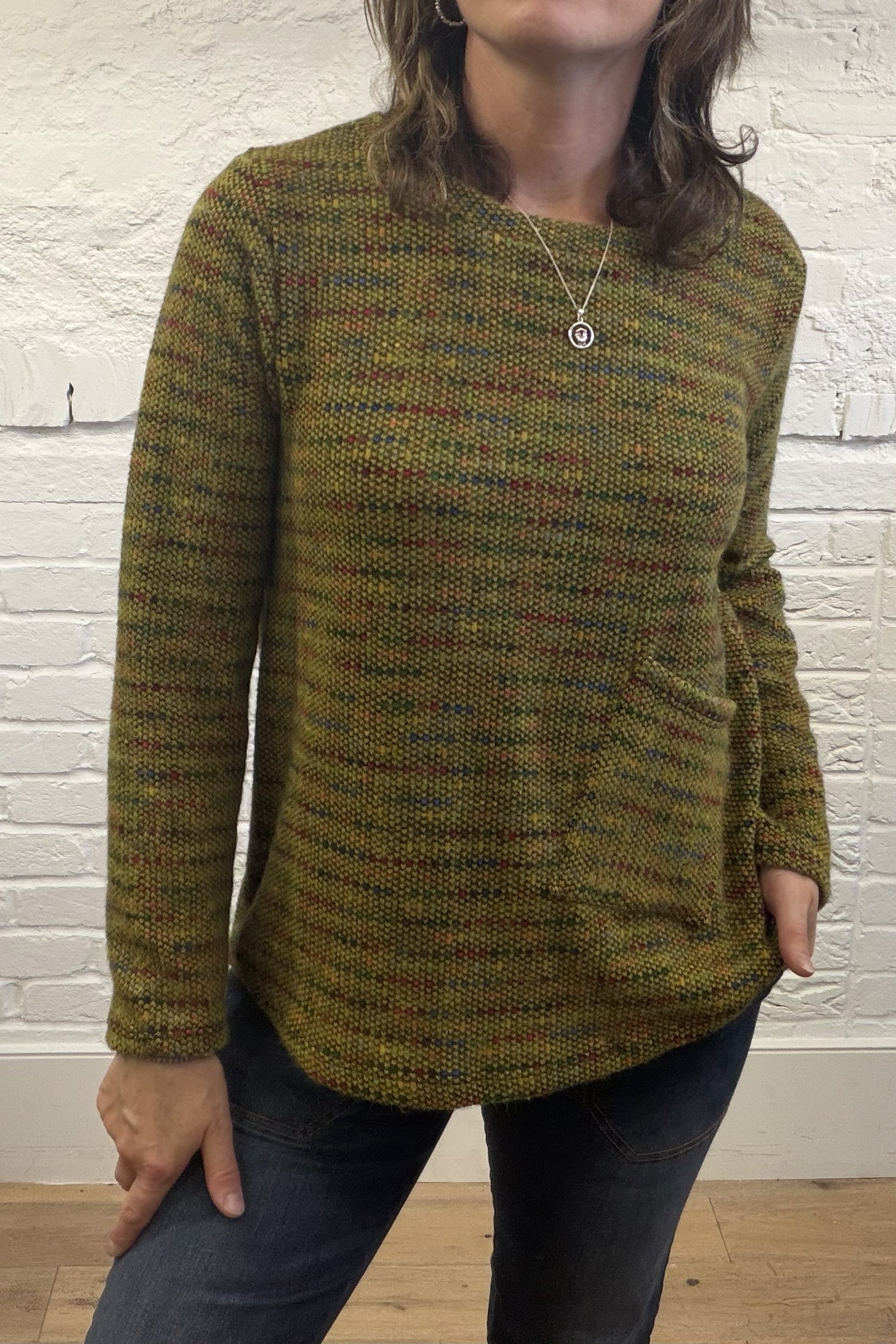 Fleck Top With Pocket