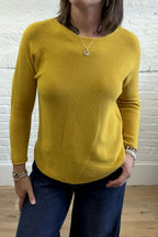 Phoebe Curved Hem Round Neck