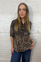 Nala Roll-Sleeve Top