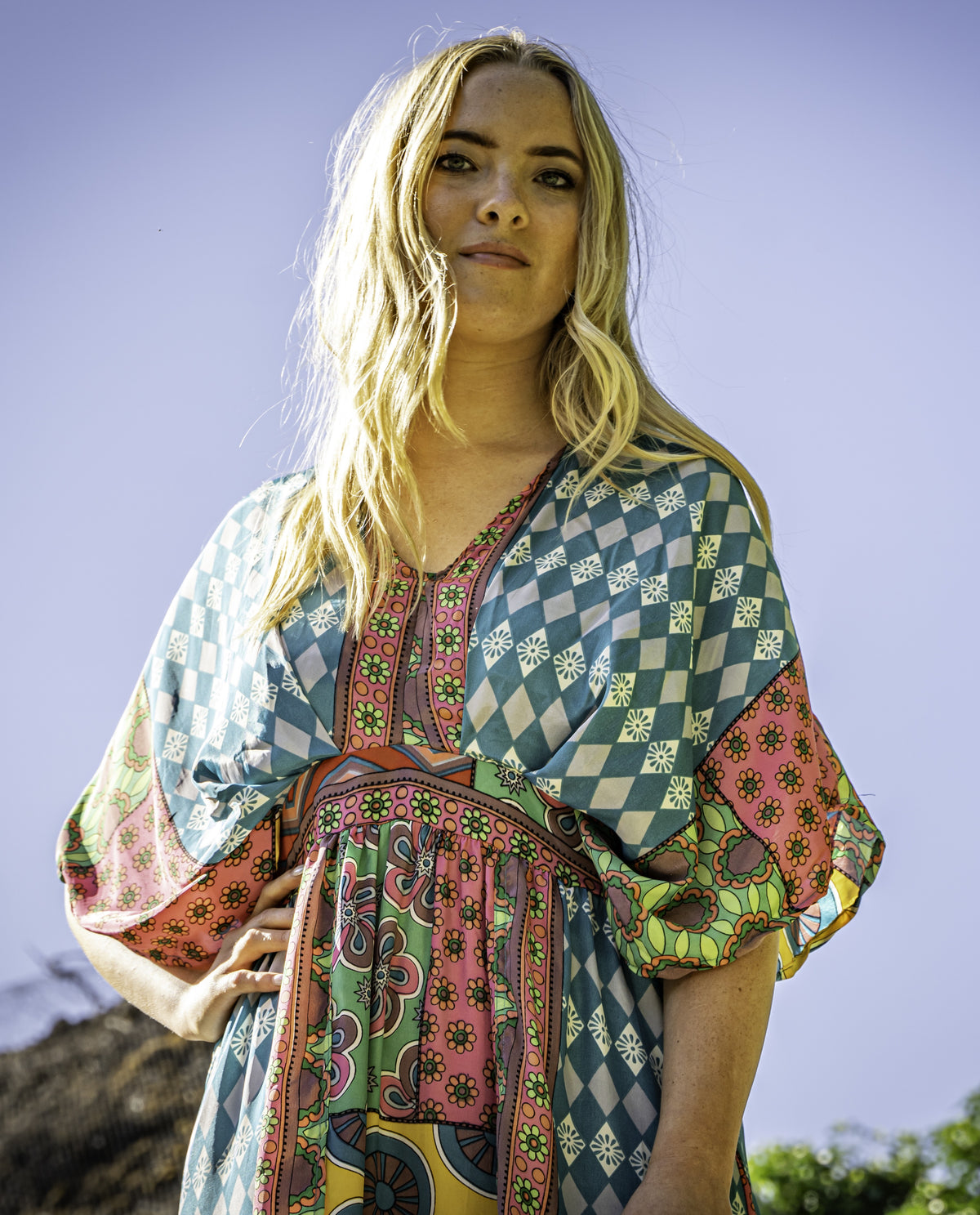 Boho Prism Maxi Dress