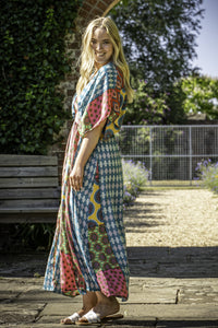 Boho Prism Maxi Dress