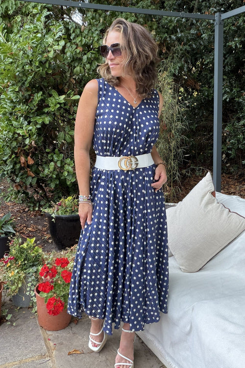 Cora Sleeveless Swing Dress