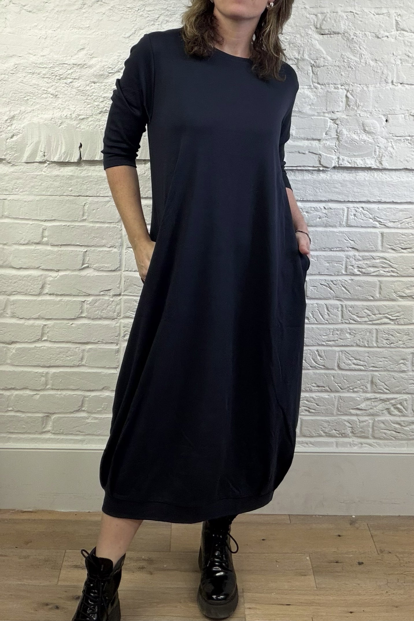 Carmela Banded Hem Jersey Dress