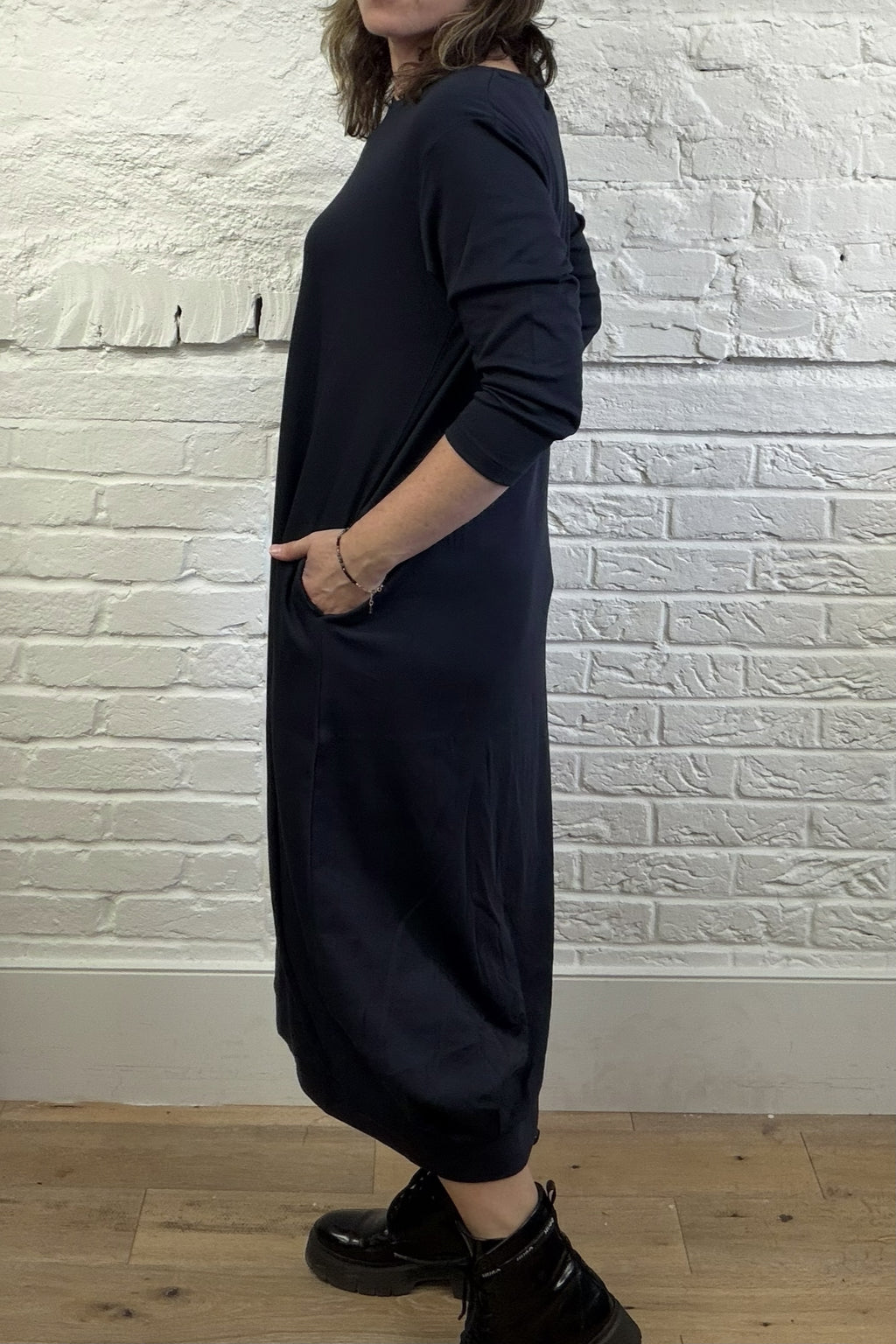 Carmela Banded Hem Jersey Dress