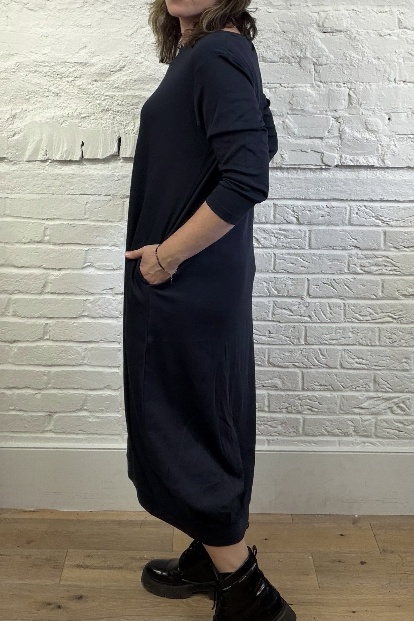 Carmela Banded Hem Jersey Dress
