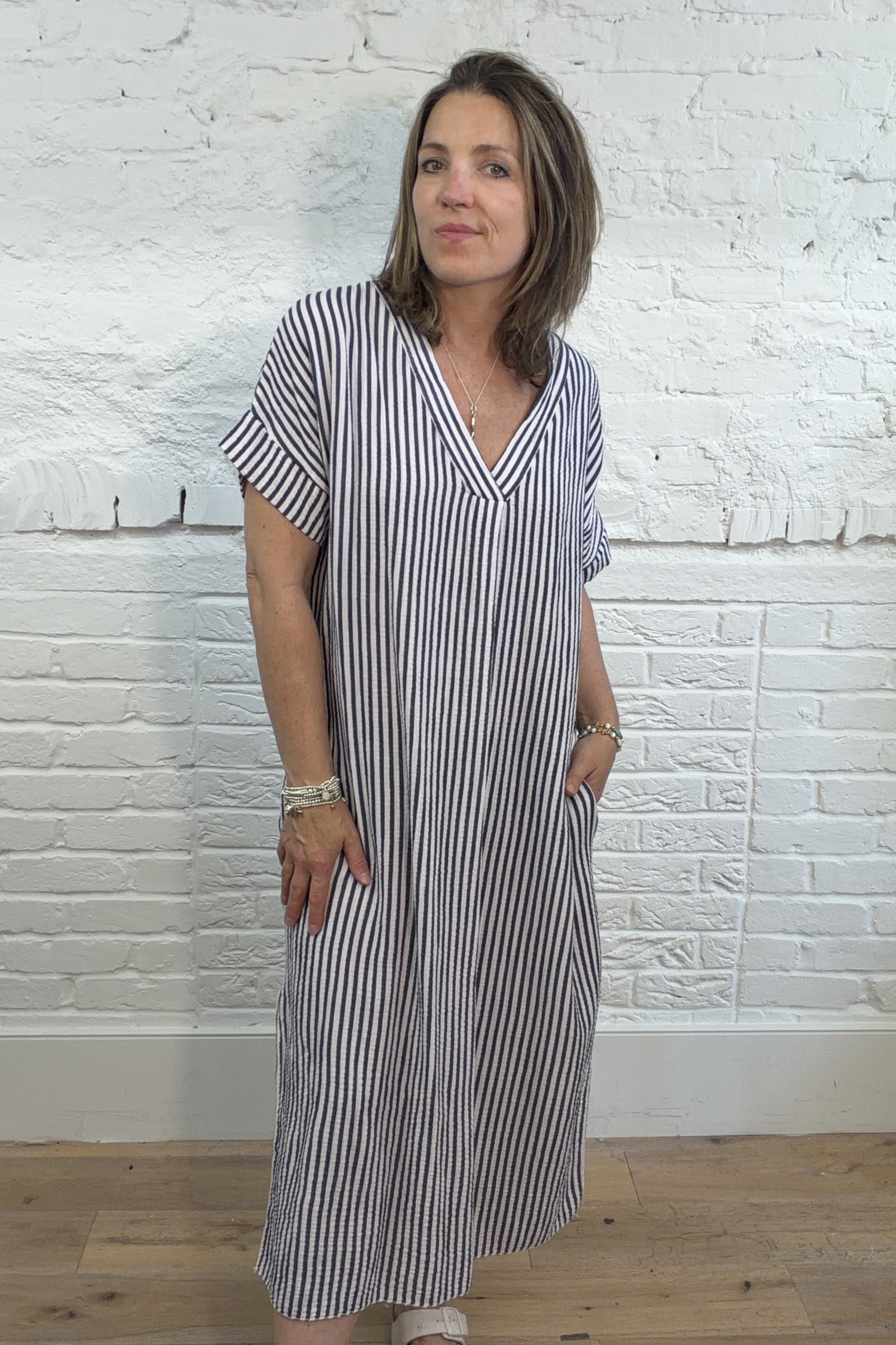 The Antonella Stripe Dress