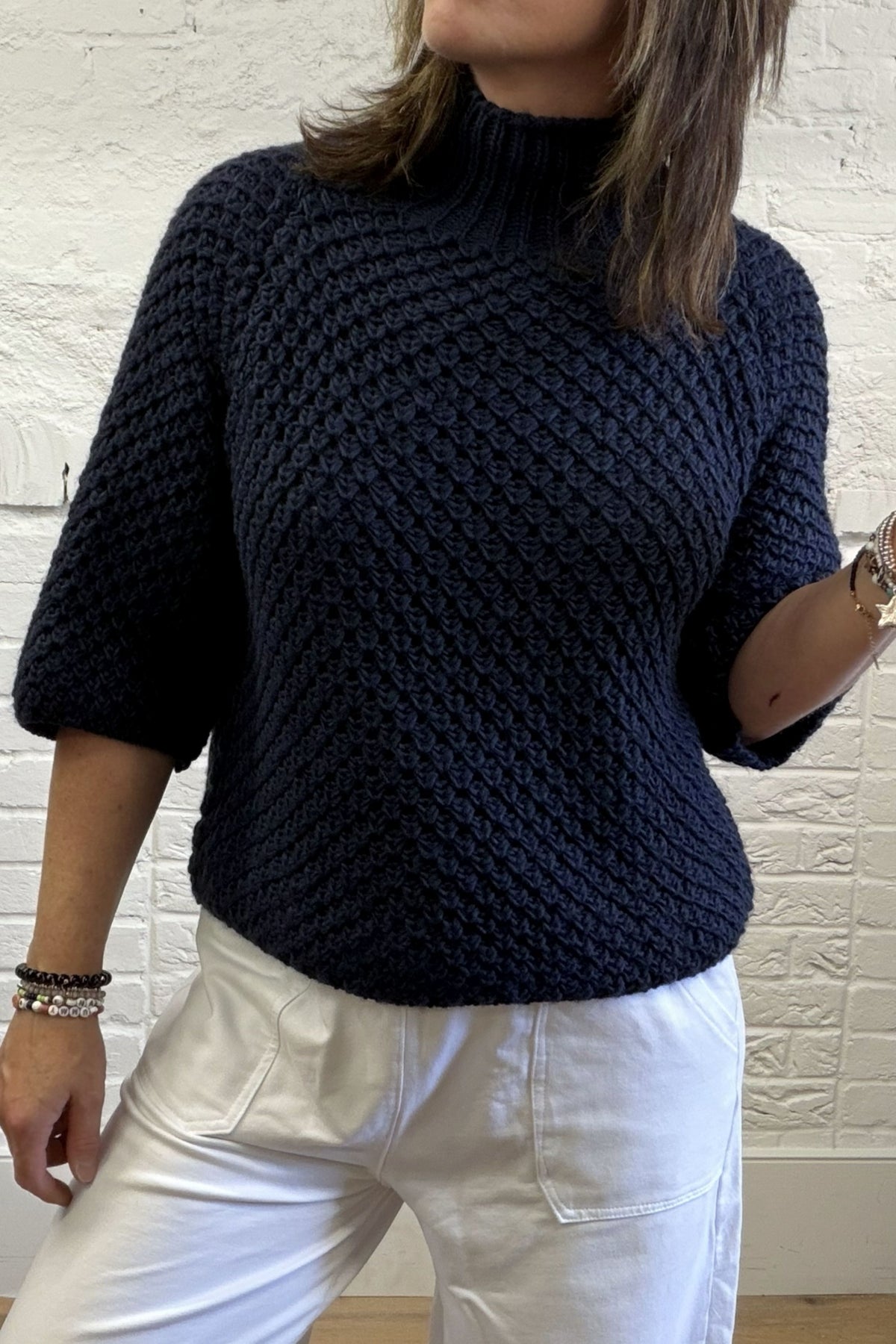 The Natalia Waffle Jumper