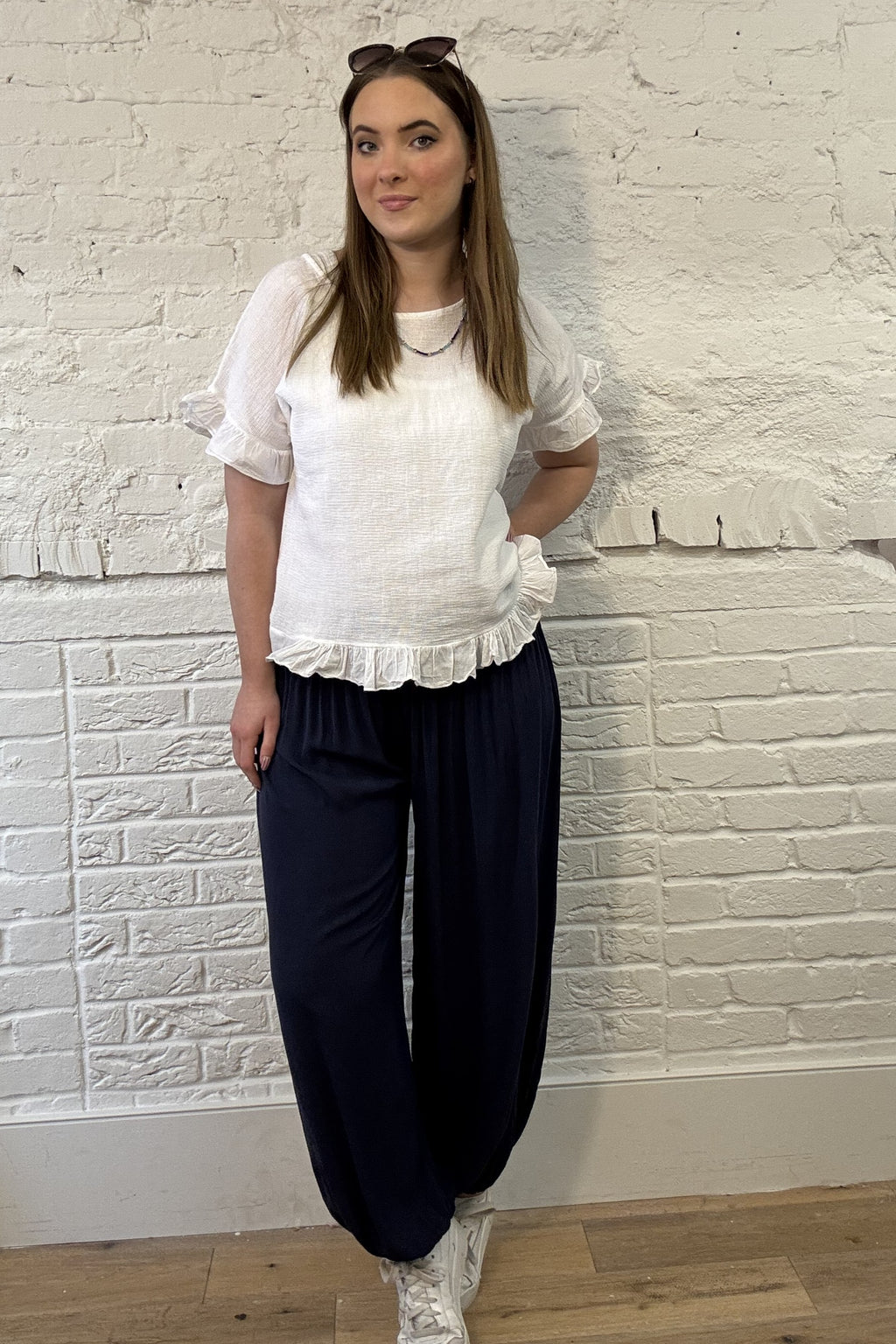 Pantalones harén clásicos (10-20)