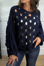 Grazia Open Knit Jumper