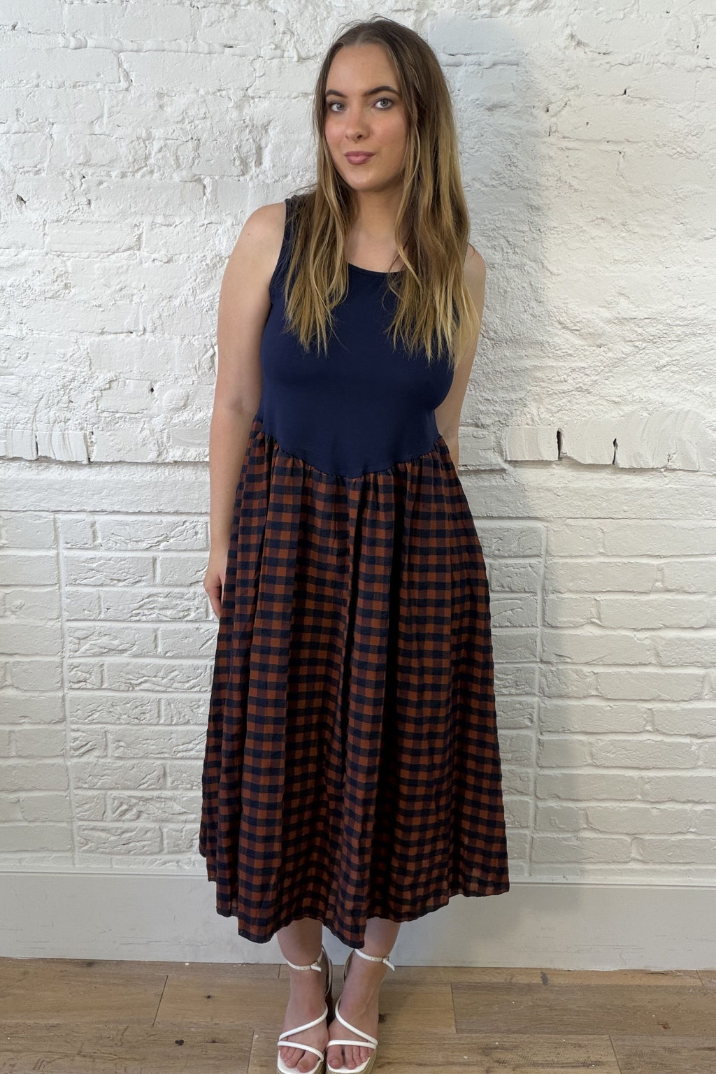 Paige Checked Dress