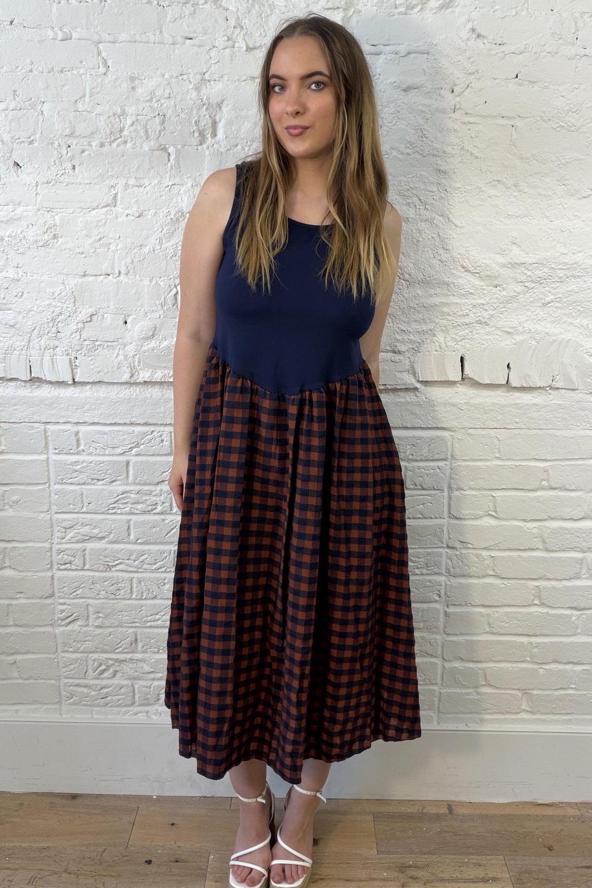 Paige Checked Dress