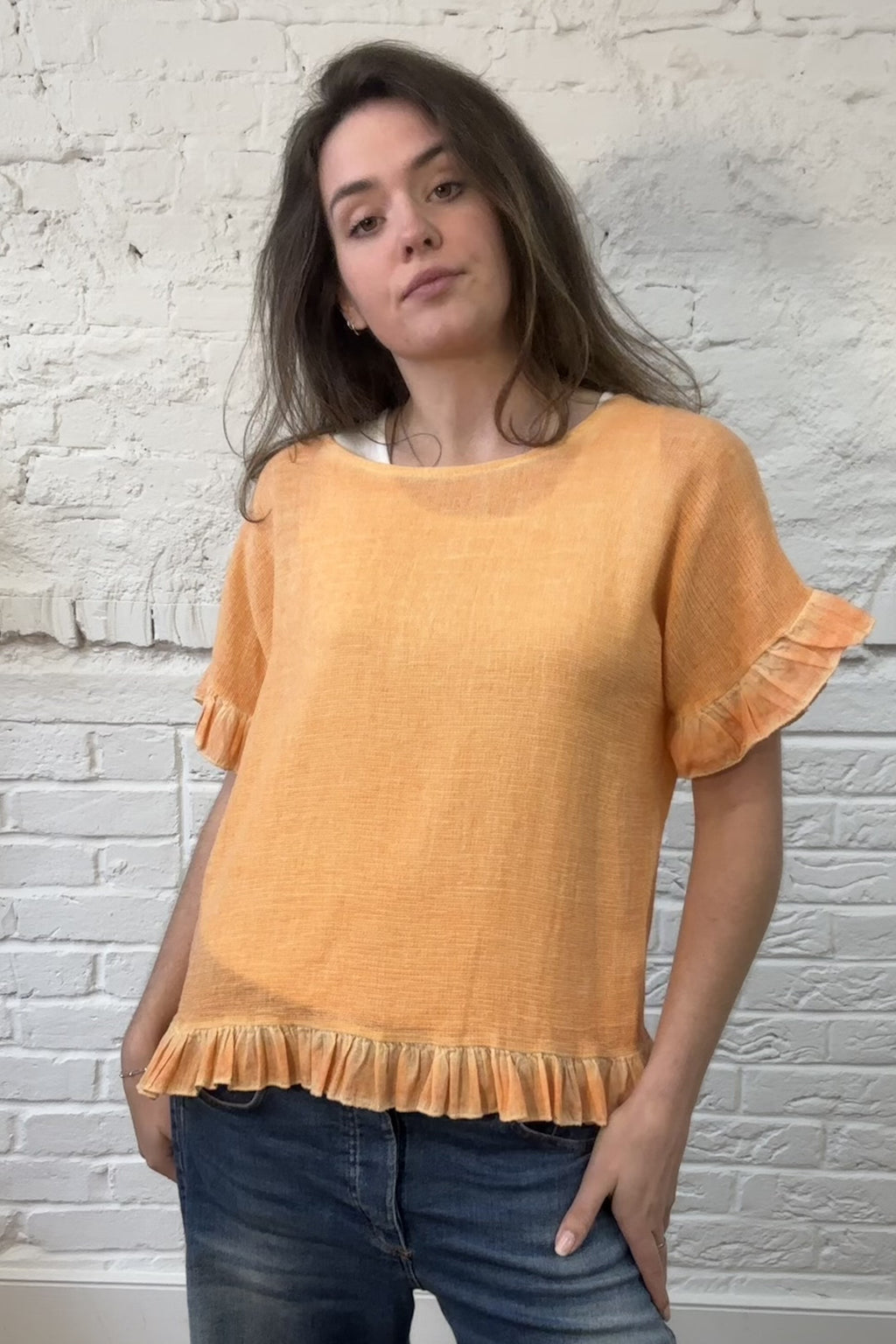 The Bryony Frill Top