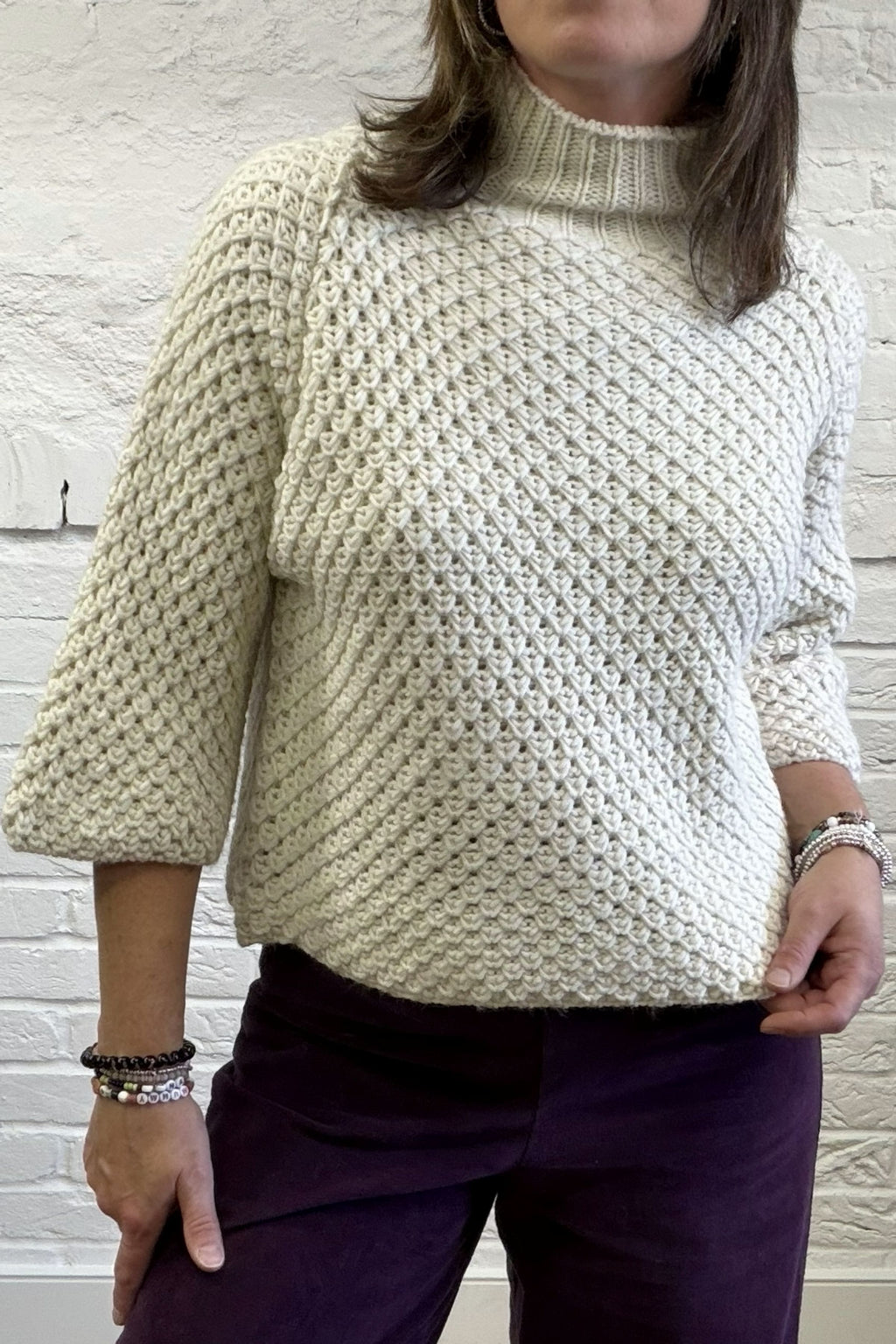The Natalia Waffle Jumper
