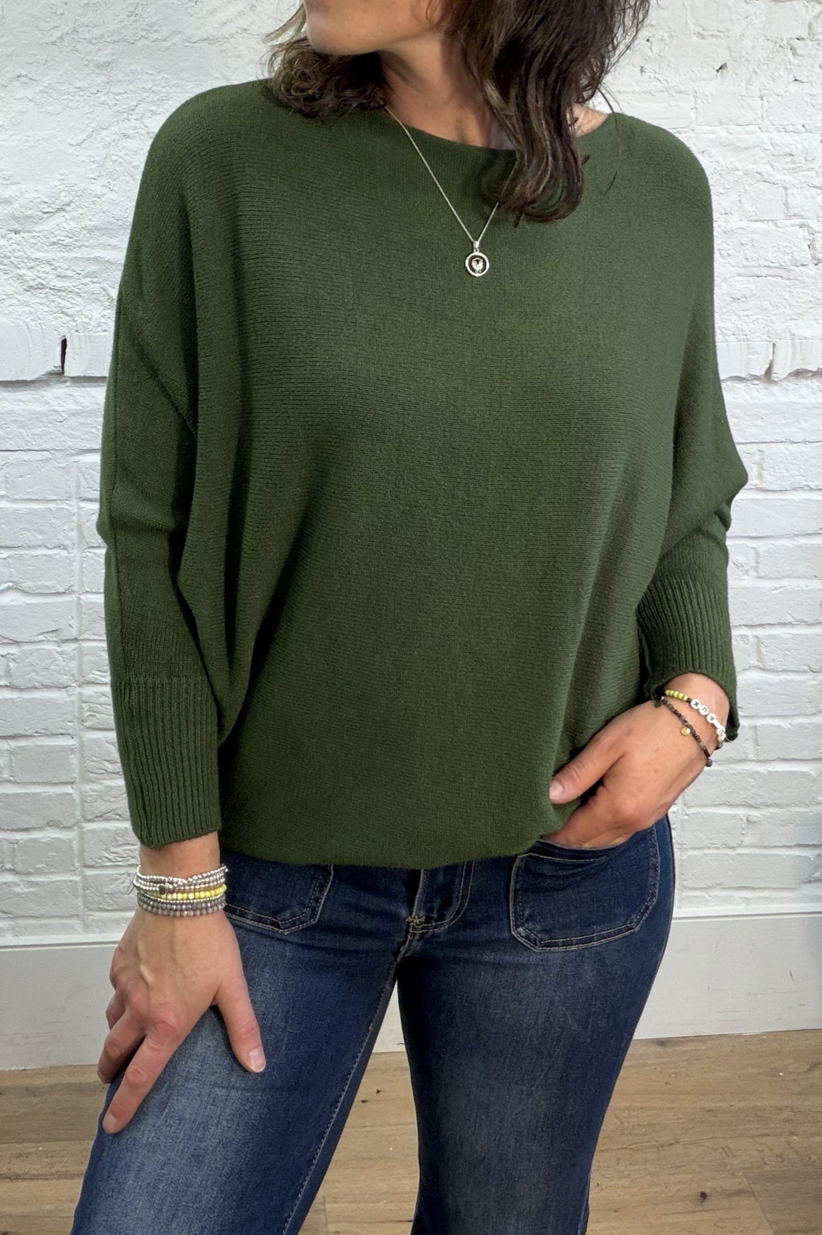 The Papina Pearl Back Jumper