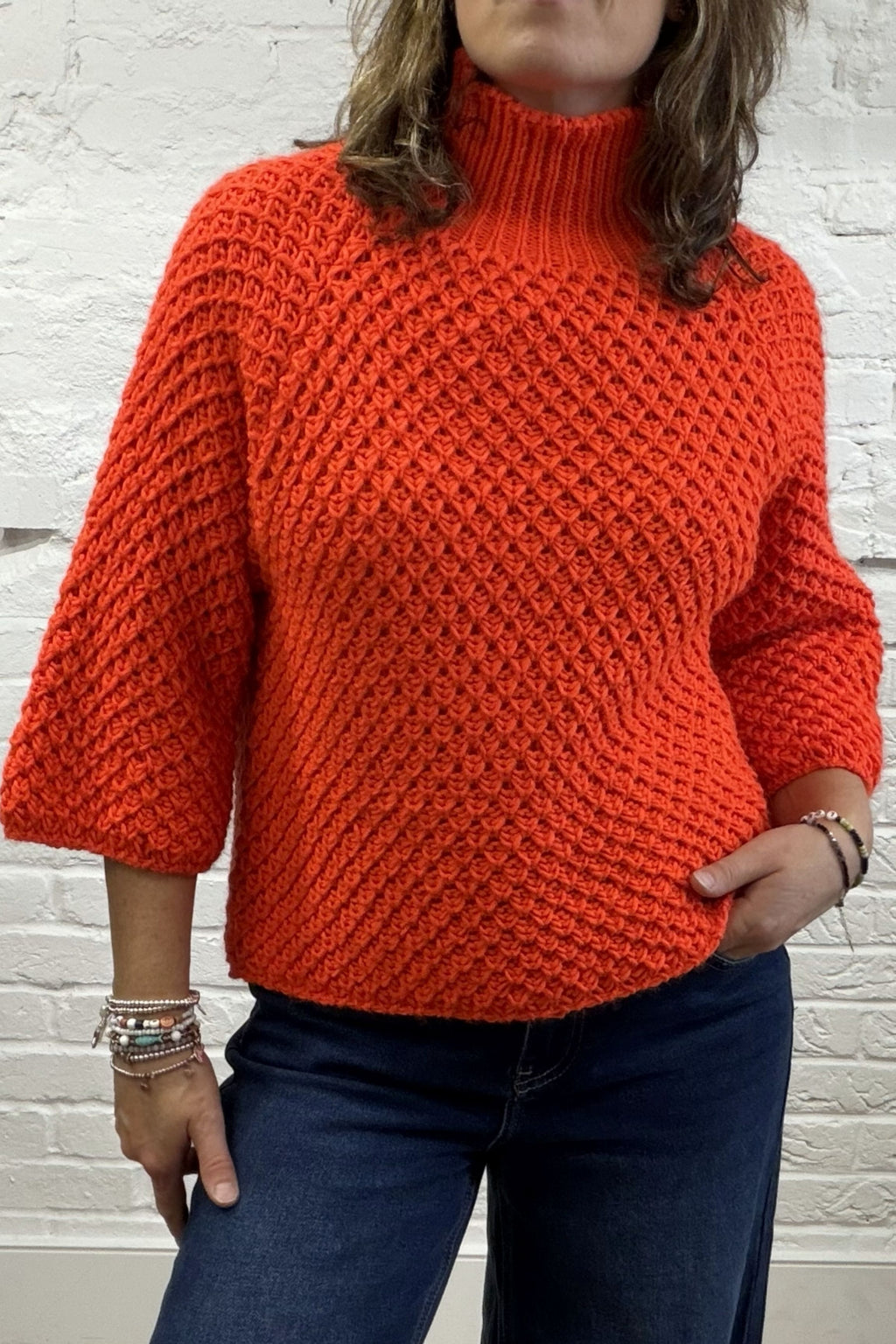The Natalia Waffle Jumper