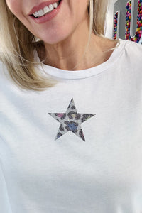 Sparkle Leopard Star Tee