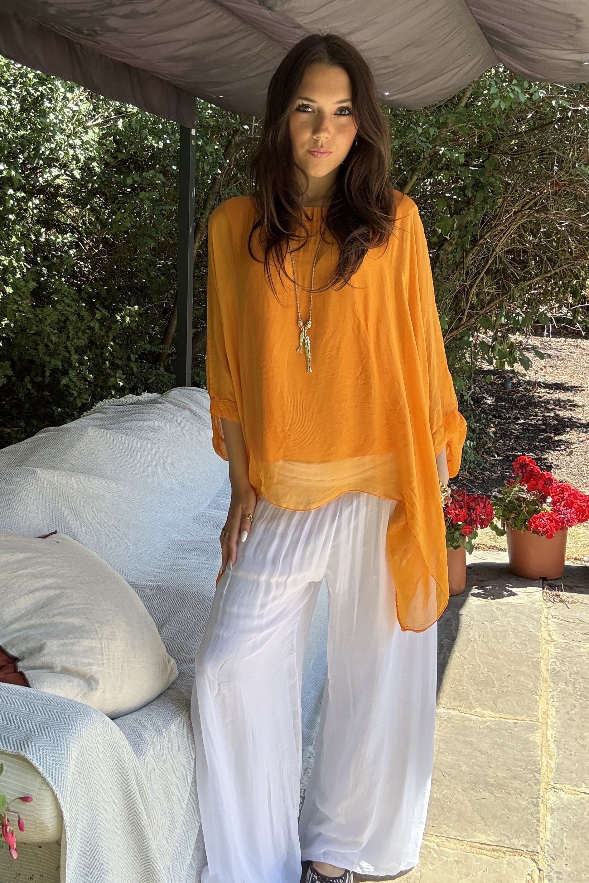 The Reagan Silk Top