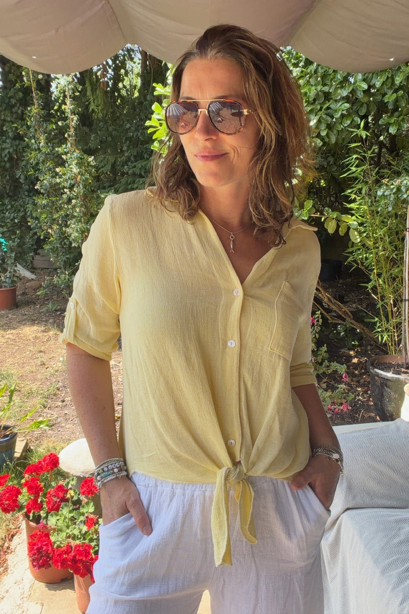 Karolina Tie Front Shirt