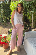 Calista Barrel Leg Trousers