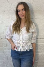 Jessie Lace Detail Top