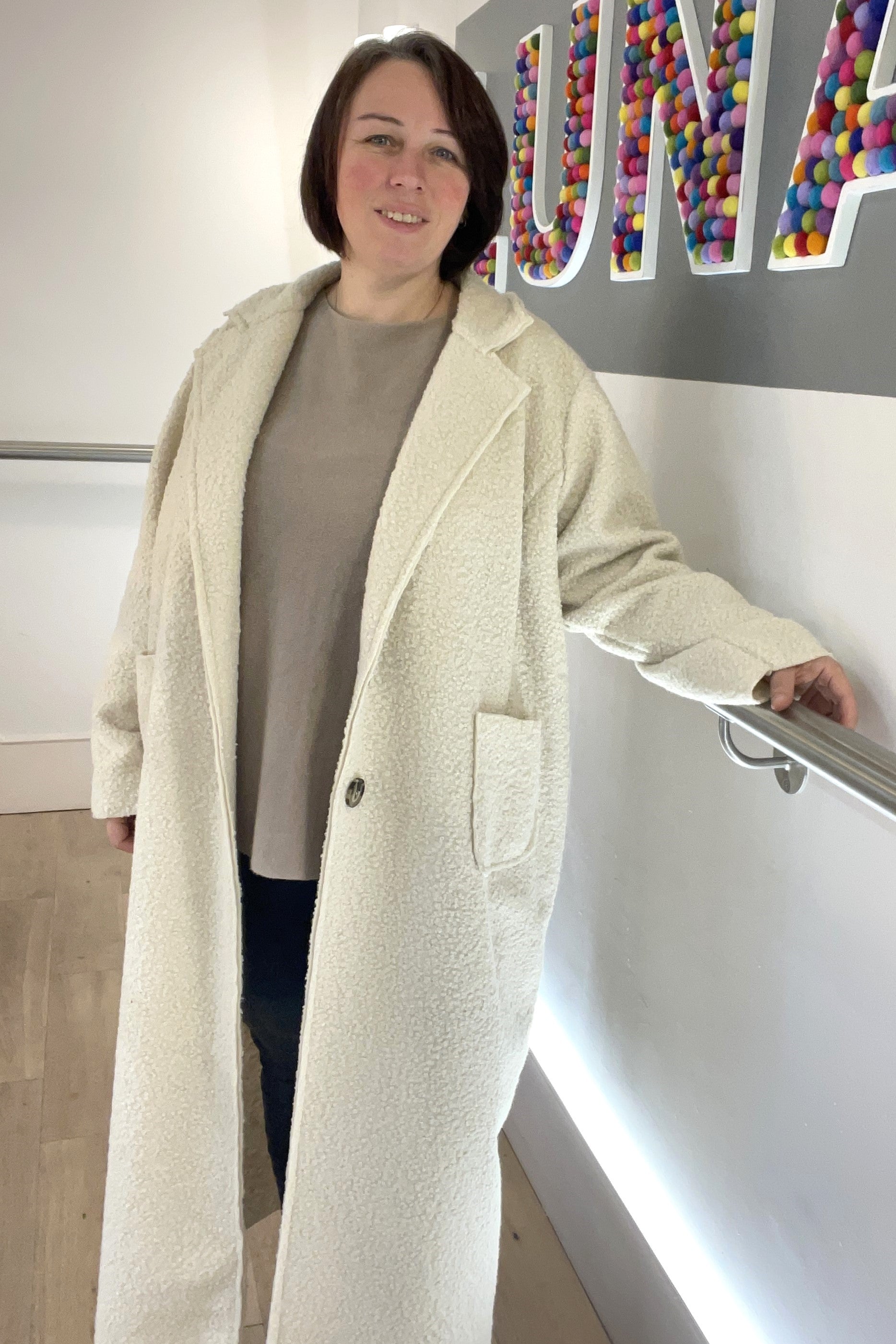 Teddy Boyfriend Coat Luna UK