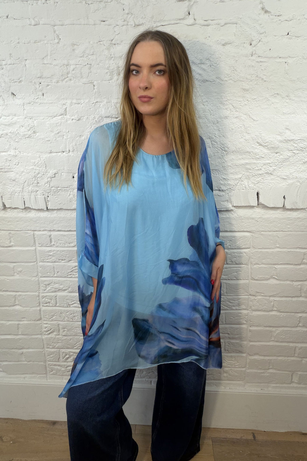 The Calanthe Silk Tunic
