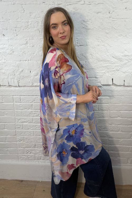 The Calanthe Silk Tunic