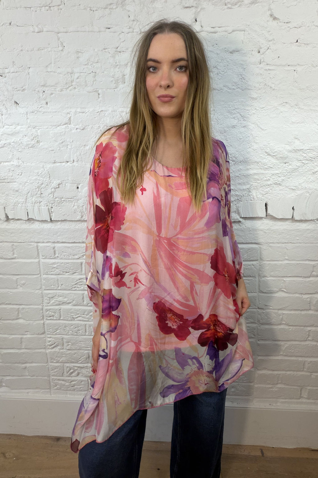 The Calanthe Silk Tunic