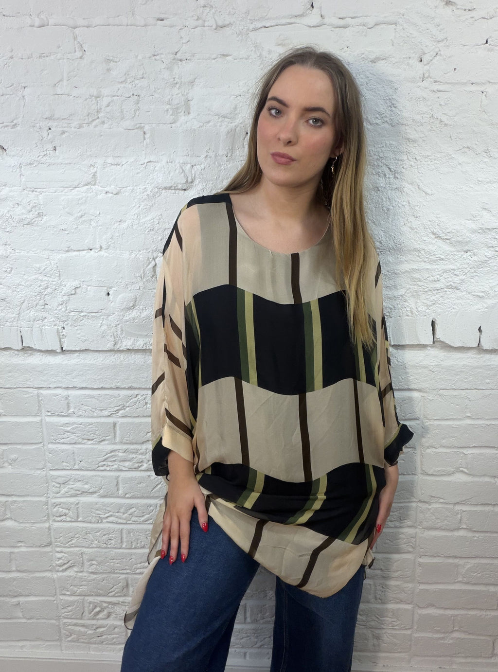 The Alia Silk Tunic