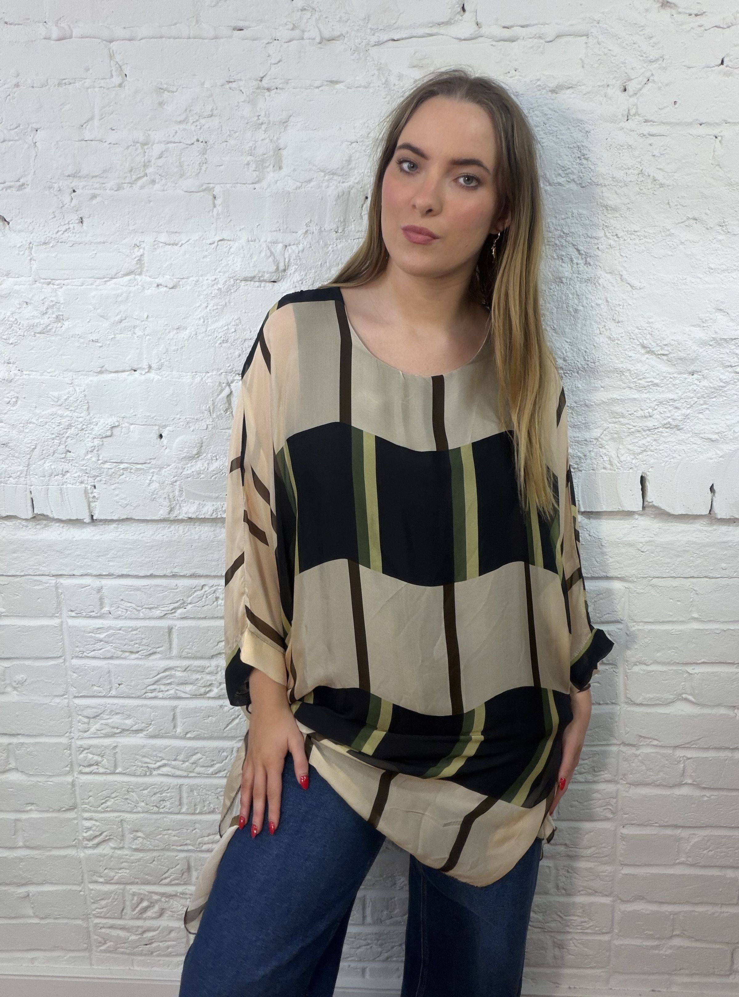 The Alia Silk Tunic