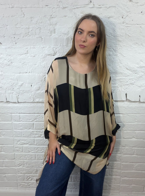 The Alia Silk Tunic